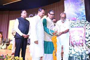 Hon’ble Governor Prof. Ganeshi Lal inaugurating the Centenary Celebration of Maha Samadhi of Shirdi Saibaba at Sai International Residential School, Mundali, Cuttack on 26.10.2018.