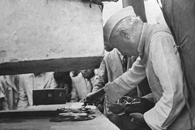 Prime Minister Nehru lays foundation of Bhubaneswar as Capital of Orissa
